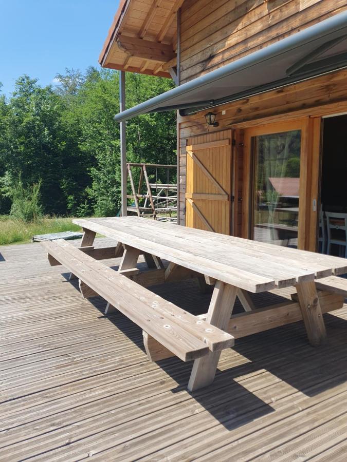 Chalet Des Charbonniers Avec Etang Saint-Maurice-sur-Moselle Dış mekan fotoğraf