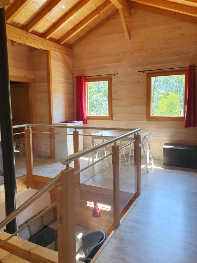 Chalet Des Charbonniers Avec Etang Saint-Maurice-sur-Moselle Dış mekan fotoğraf